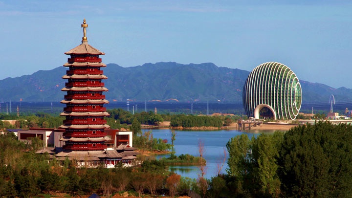 北京市2017年度优美河湖怀柔区北台上水库雁栖湖