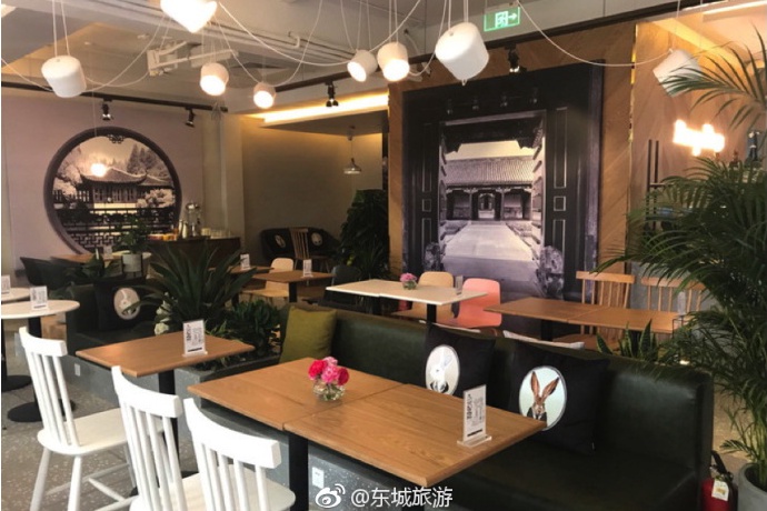 一家以兔子为主题的咖啡馆bunnydrop白兔糖咖啡