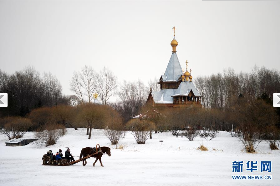 ハルビンでロシアを満喫 氷雪に彩られた美しい景色